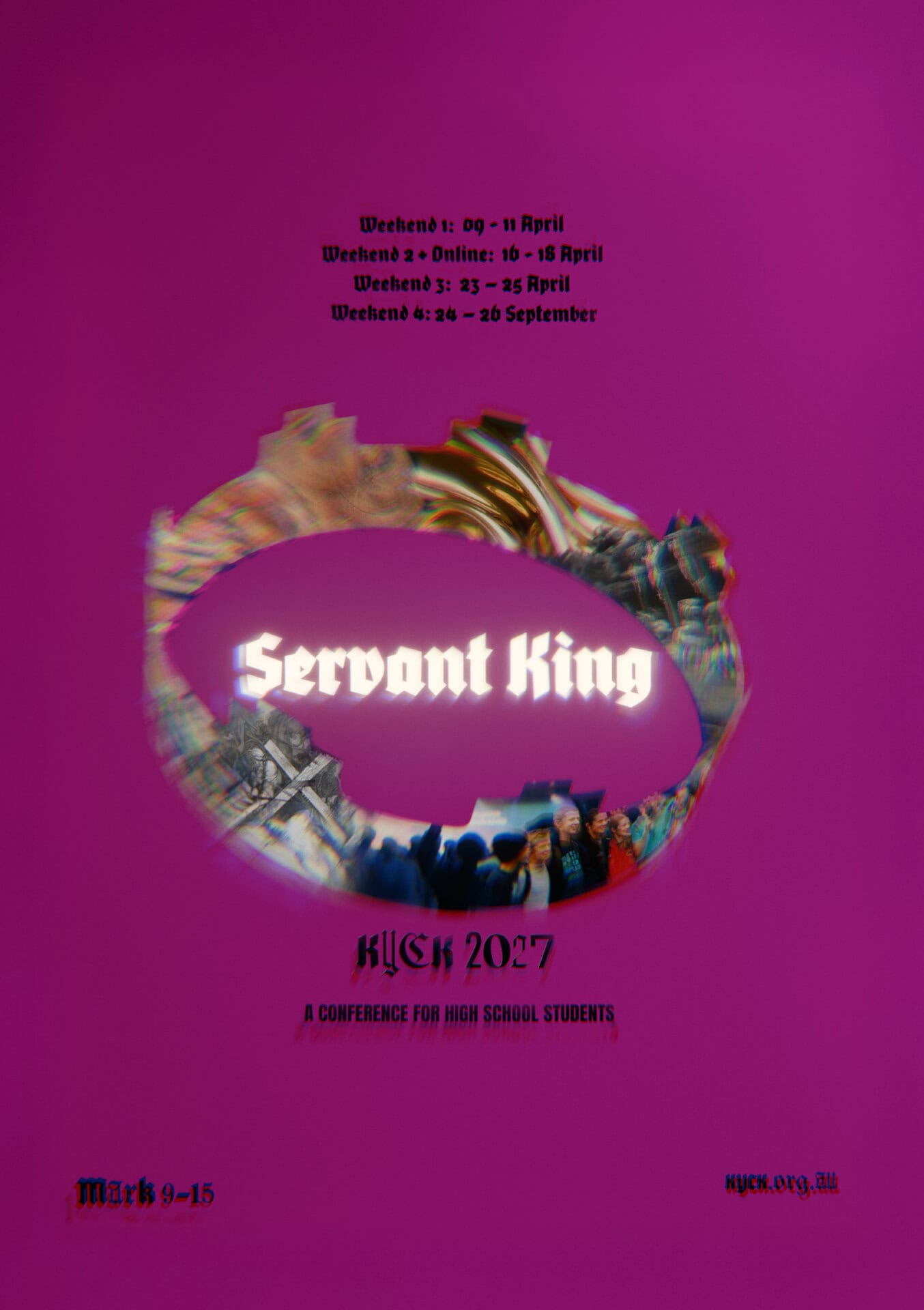 KYCK 2026 youth conference for high school students in Australia, focusing on faith, community, and leadership development.